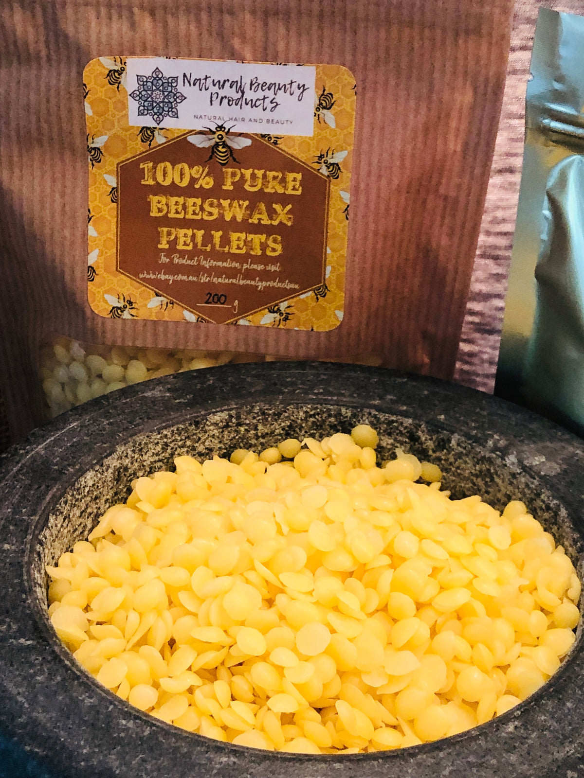 100% Pure Natural Beeswax Pellets