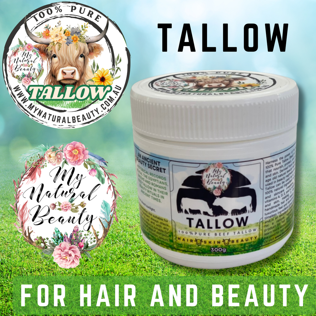 Beef Tallow - 100% Pure- For Hair, Skin and Beauty