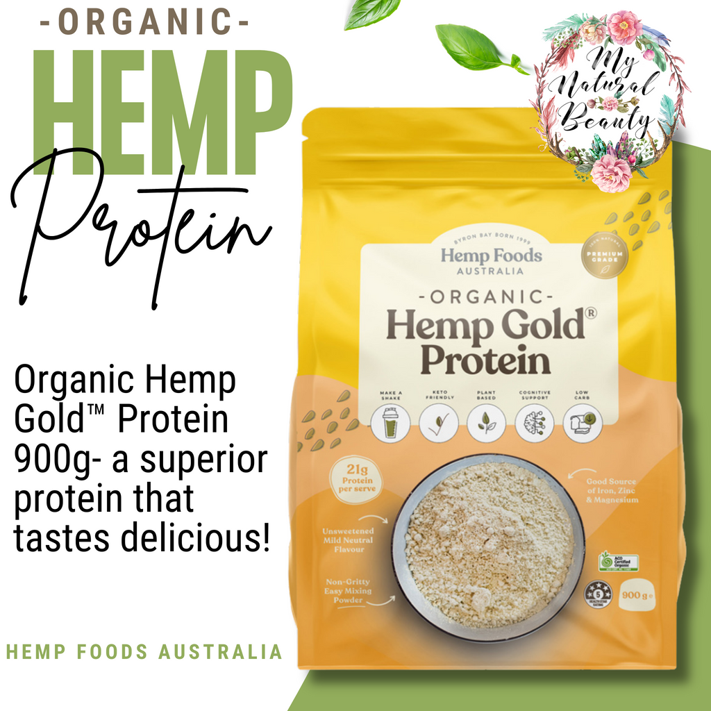 Hemp Foods Australia Organic Hemp Gold Protein 900g