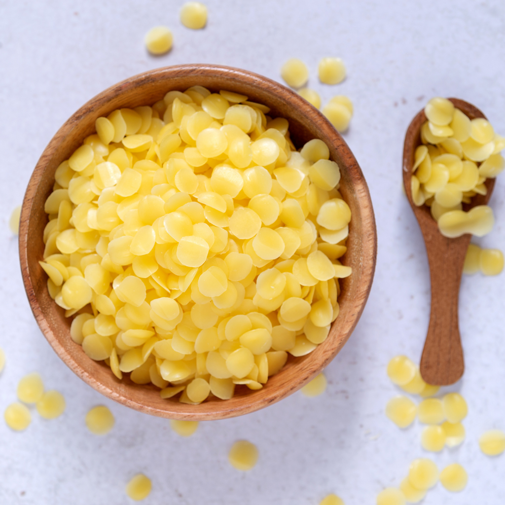 Organic Unrefined Beeswax Pellets