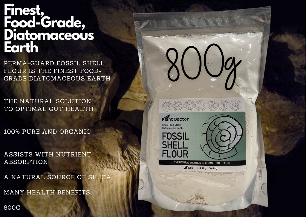 Perma-Guard Fossil Shell Flour ® Food Grade pure Diatomaceous Earth - 100% Pure, organic and comes from fresh water. Sydney Australia