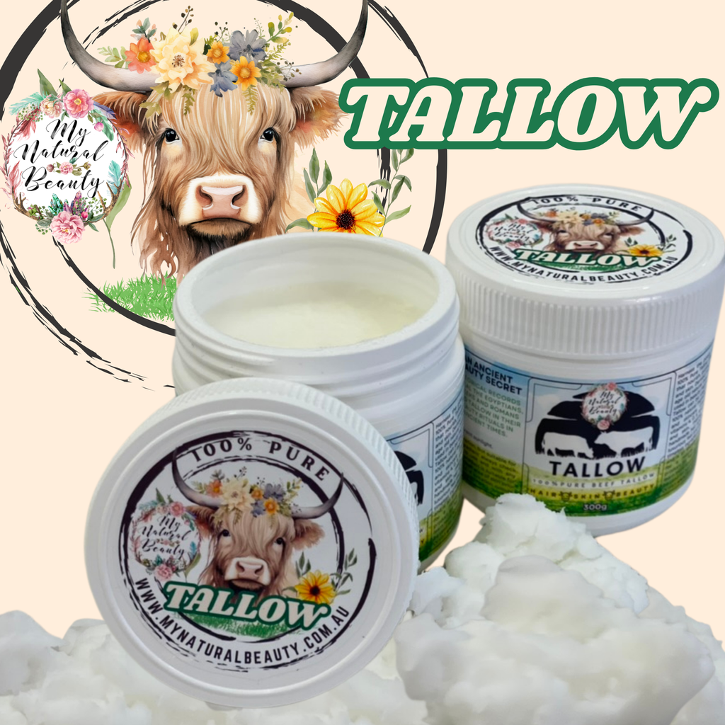 Tallow for hair skin and beauty