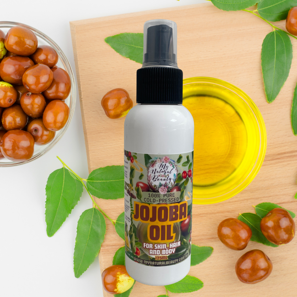 
100% Pure Virgin Jojoba Oil- Cold Pressed

Ingredient- 100% Pure Simmondsia Chinensis Seed Oil (Jojoba Oil)
