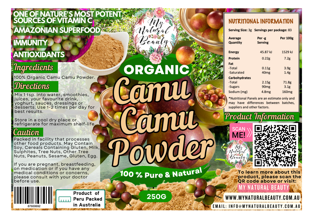 My Natural Beauty Camu Camu Powder