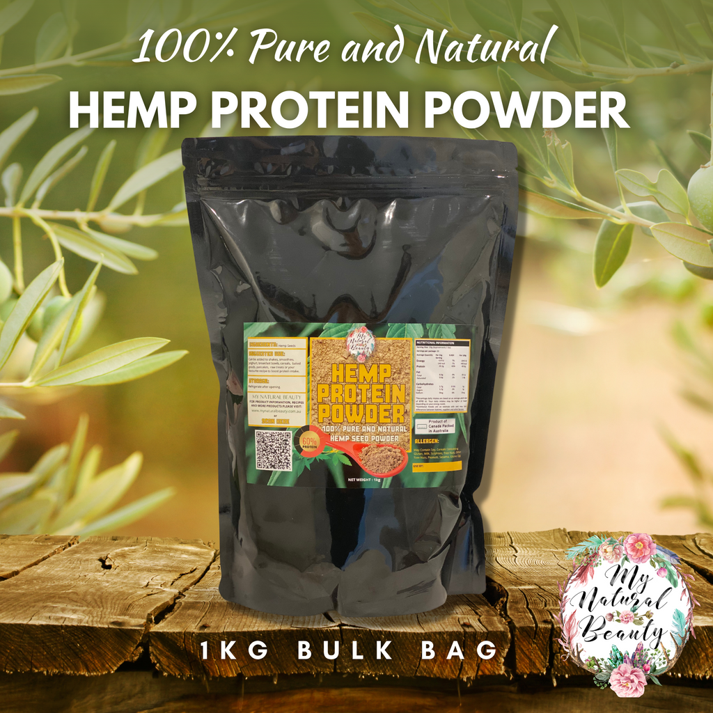 HEMP PROTEIN POWDER- 1kg       100% Pure and Natural Hemp Seed Powder 1kg- a superior plant-based natural protein.   Introducing our 100% all natural Hemp Seed Powder! Made from 100% Pure Hemp Seeds. Nothing else added!   This is perfect as a protein alternative and as a food integrator. This easy to consume alternative has all the same benefits as conventional hemp seed, but in a convenient powder form!. Buy Hemp Protein Powder Australia