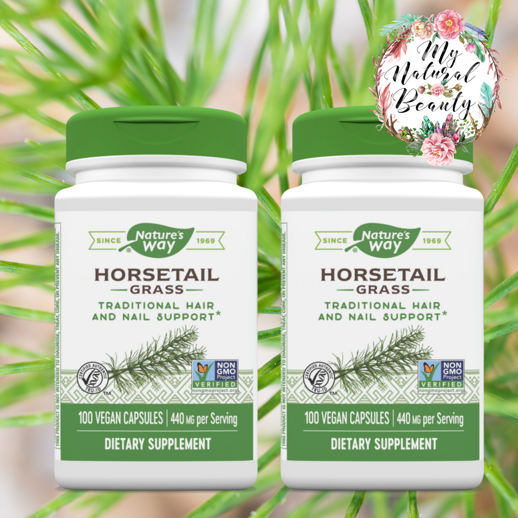 Horsetail Grass- 200 Vegan Capsules (2x 100 capsule jars) TRADITIONAL HAIR AND NAIL SUPPORT*       Nature's Way, Horsetail Grass, 440 mg, 100 Vegan Capsules per jar (you receive 2 jars)