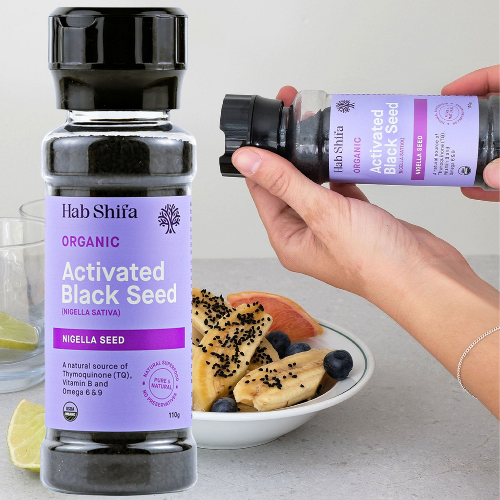 Benefits of Black Seeds. Nigella Sativa.•	Ease Symptoms of Arthritis •	Improve Acne •	Improve Symptoms of Asthma  •	Improve Digestive Issues •	Reduce High Blood Pressure •	Reduce Bad Cholesterol