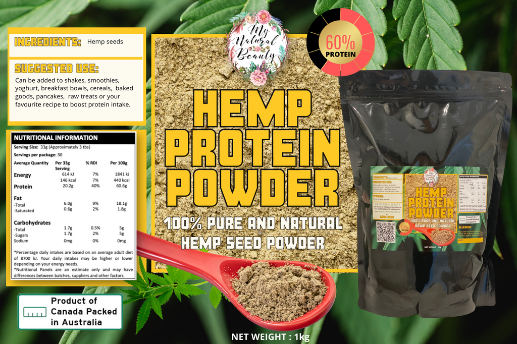 Hemp Protein Australia. Buy Hemp Seed Powder online Australia