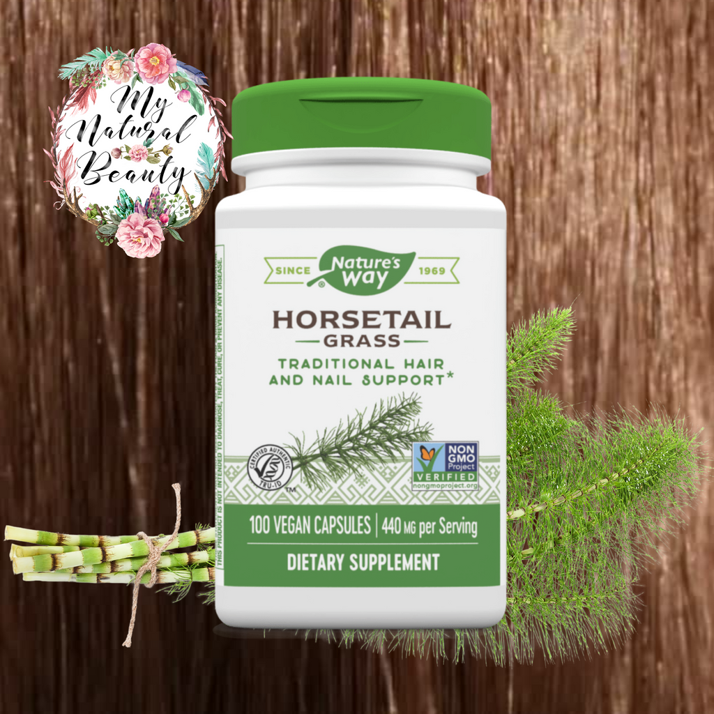 Horsetail Capsules - Hair Growth Supplement Hair, Skin, Nails. Horsetail Grass